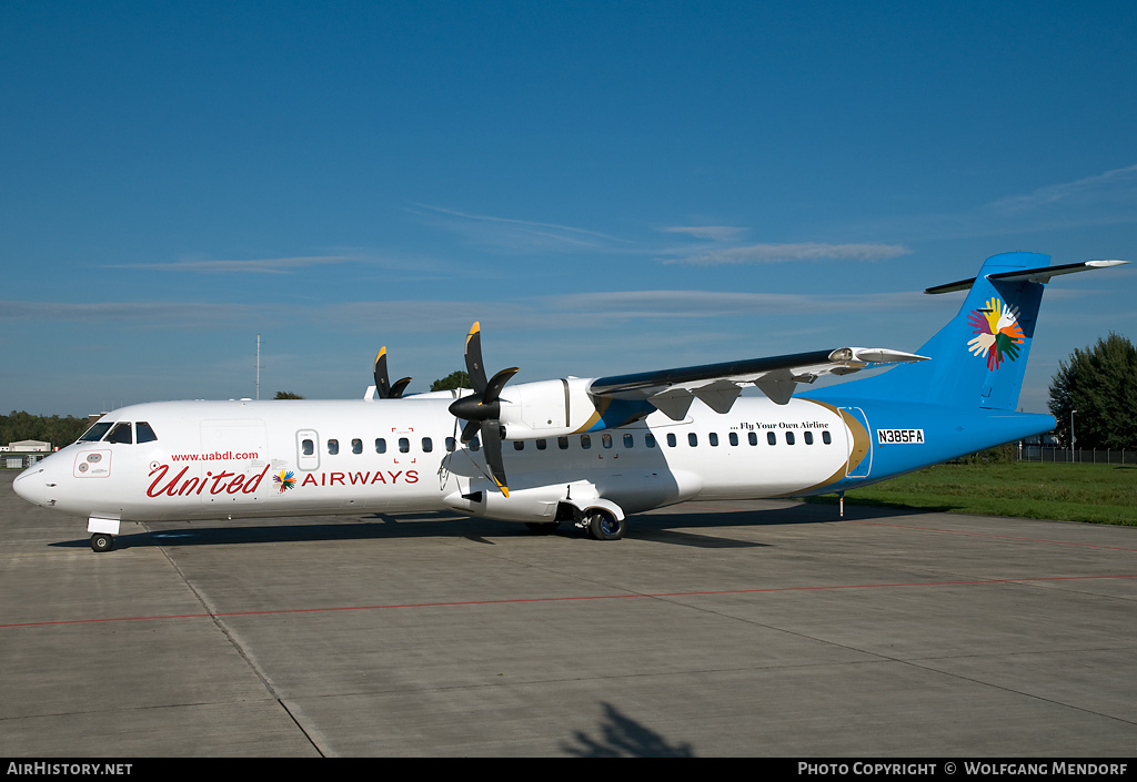 Aircraft Photo of N385FA | ATR ATR-72-212 | United Airways | AirHistory.net #537983