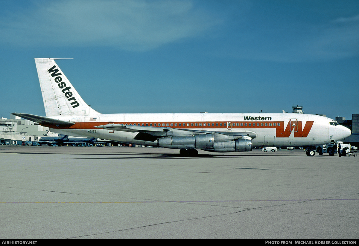 Aircraft Photo of N3162 | Boeing 720-047B | Western Airlines | AirHistory.net #537984