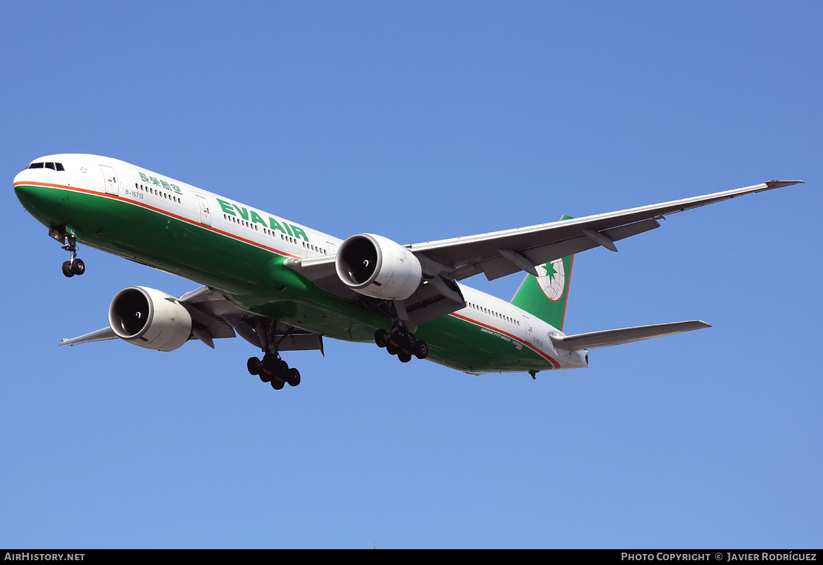 Aircraft Photo of B-16713 | Boeing 777-35E/ER | EVA Air | AirHistory.net #537987