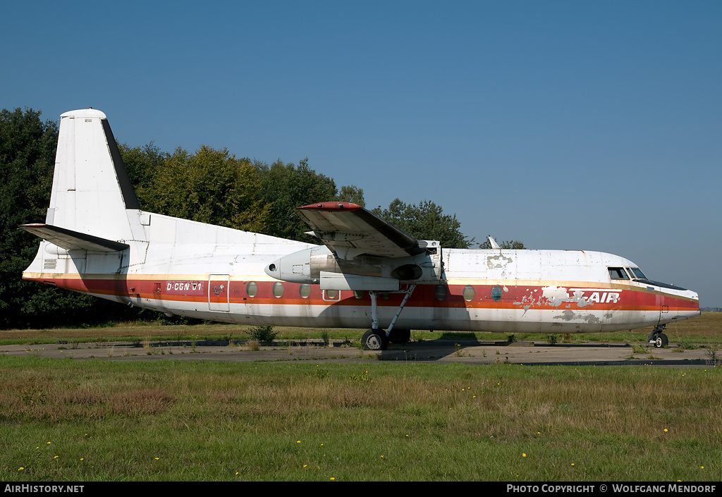 Aircraft Photo of D-CGN01 | Fairchild F-27J | AirHistory.net #538013