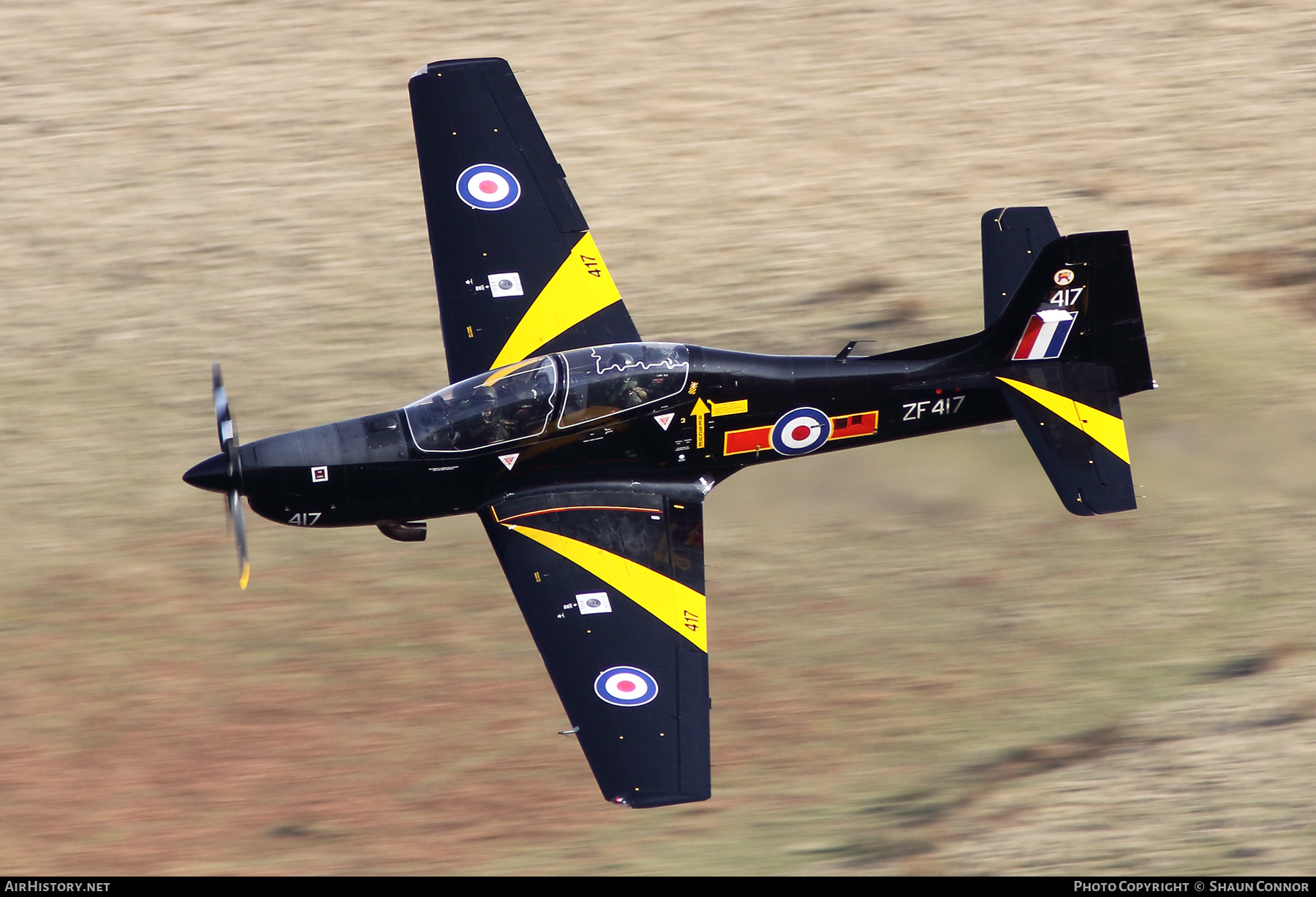 Aircraft Photo of ZF417 | Short S-312 Tucano T1 | UK - Air Force | AirHistory.net #538033