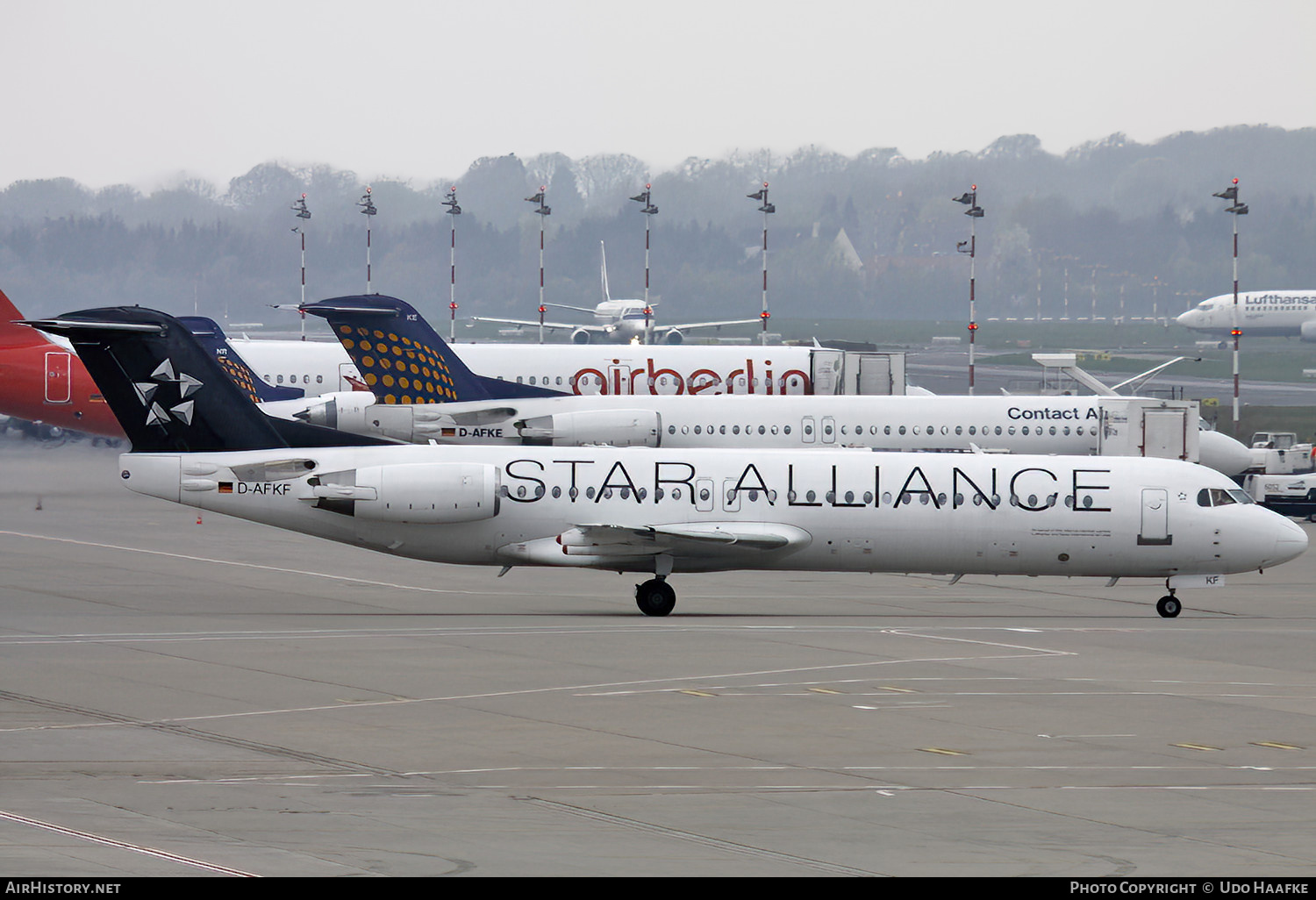 Aircraft Photo of D-AFKF | Fokker 100 (F28-0100) | Contact Air | AirHistory.net #538036