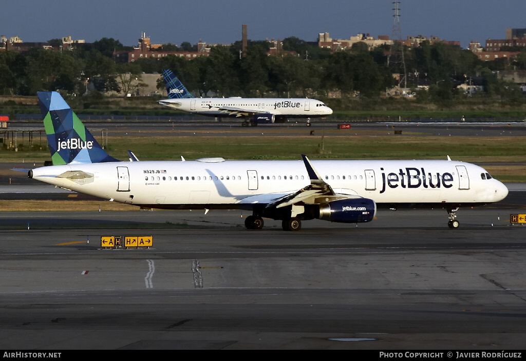 Aircraft Photo of N929JB | Airbus A321-231 | JetBlue Airways | AirHistory.net #538049