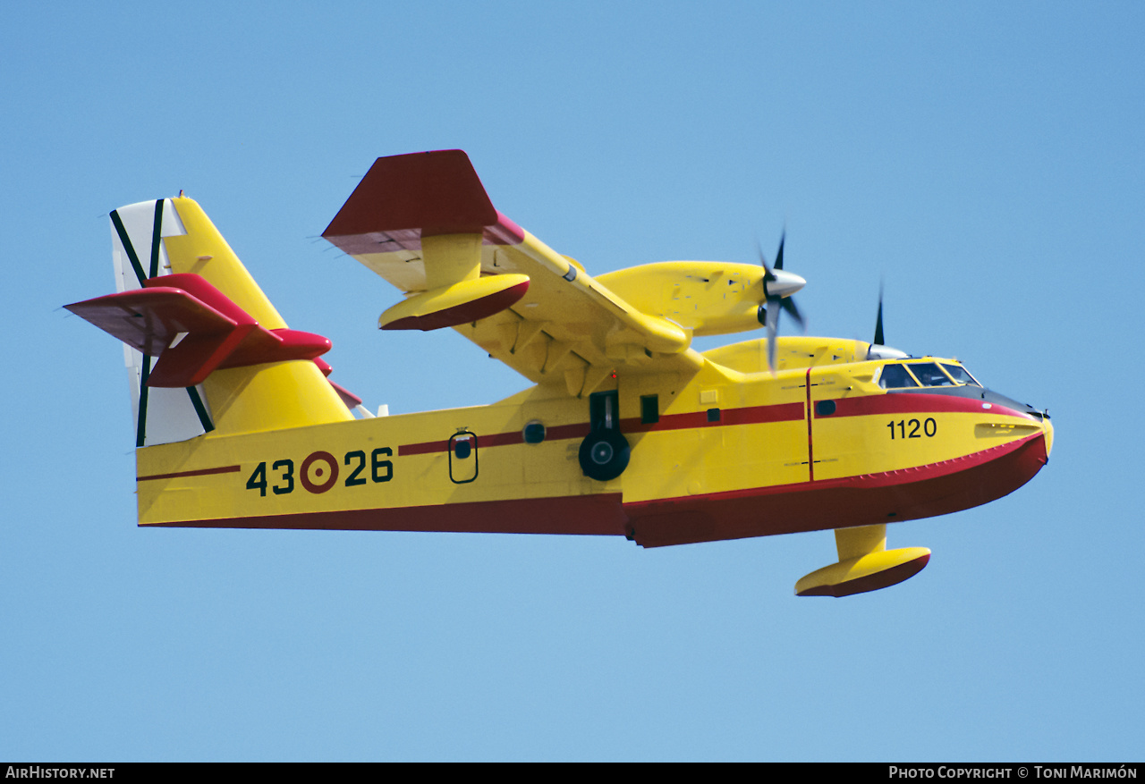 Aircraft Photo of UD.13-26 | Canadair CL-215T (CL-215-6B11) | Spain - Air Force | AirHistory.net #538054