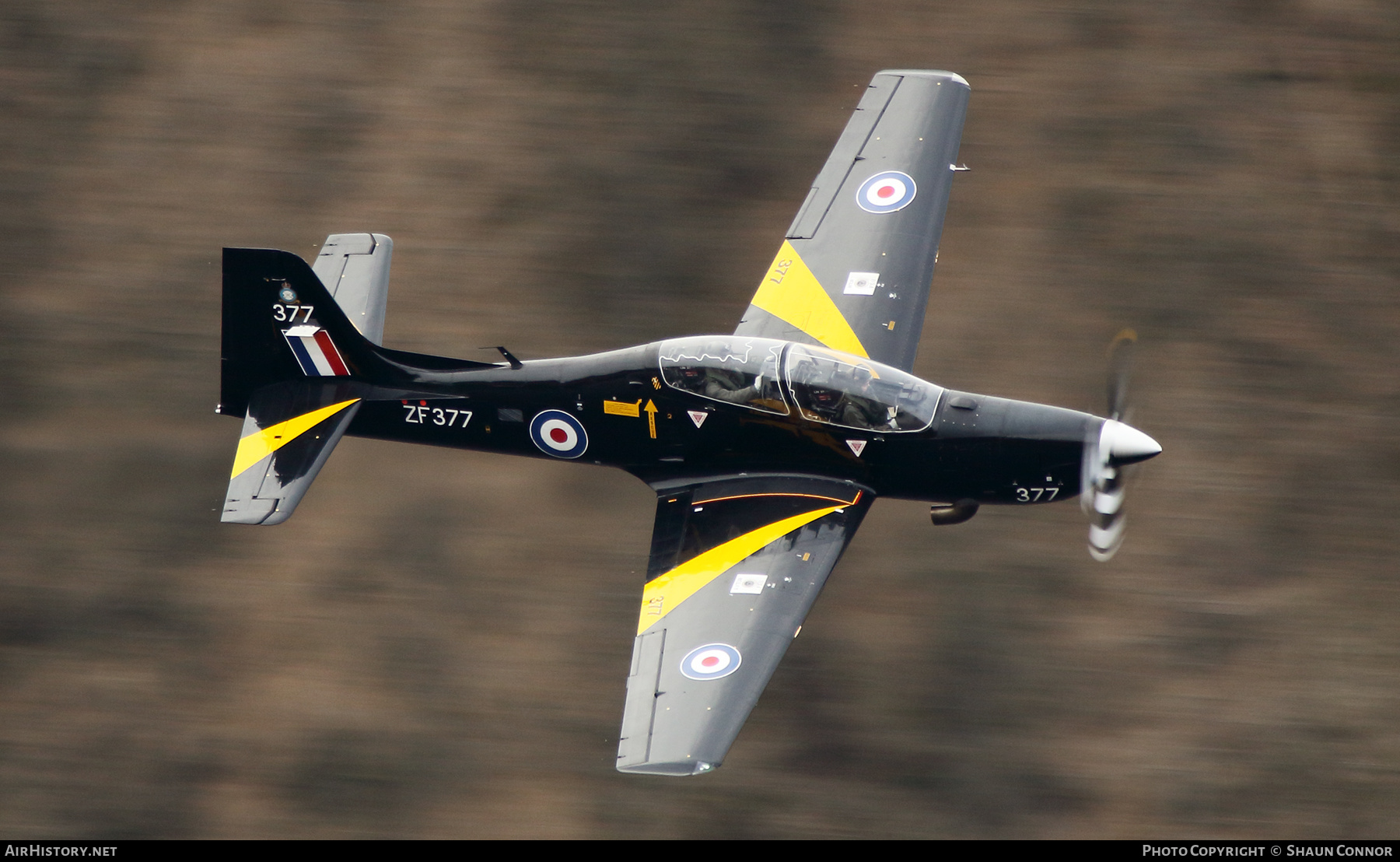 Aircraft Photo of ZF377 | Short S-312 Tucano T1 | UK - Air Force | AirHistory.net #538061