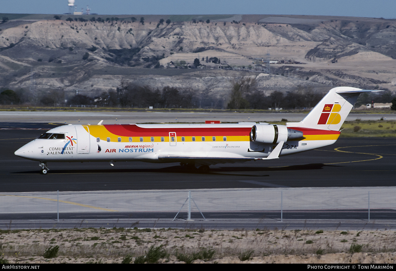 Aircraft Photo of EC-GZA | Bombardier CRJ-200ER (CL-600-2B19) | Air Nostrum | AirHistory.net #538065