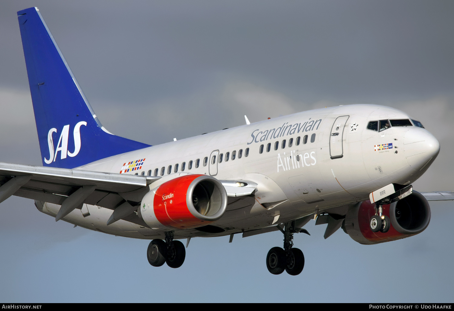 Aircraft Photo of LN-RRR | Boeing 737-683 | Scandinavian Airlines - SAS | AirHistory.net #538084