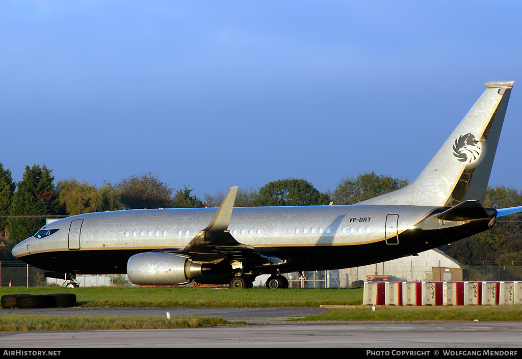 Aircraft Photo of VP-BRT | Boeing 737-7BC BBJ | Russian Standard Vodka | AirHistory.net #538102