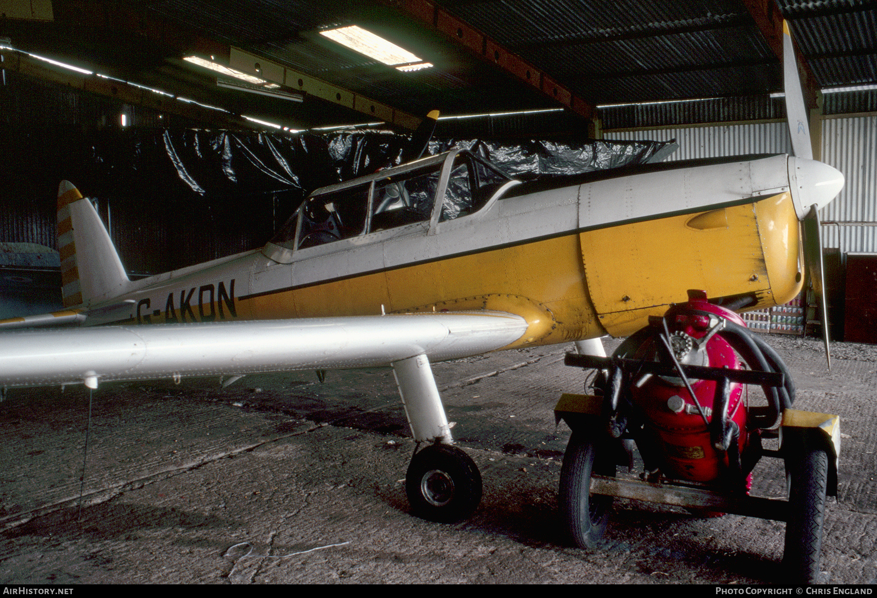 Aircraft Photo of G-AKDN | De Havilland Canada DHC-1A-1 Chipmunk | AirHistory.net #538104