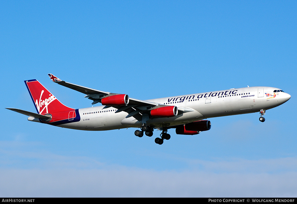 Aircraft Photo of G-VFAR | Airbus A340-313 | Virgin Atlantic Airways | AirHistory.net #538110