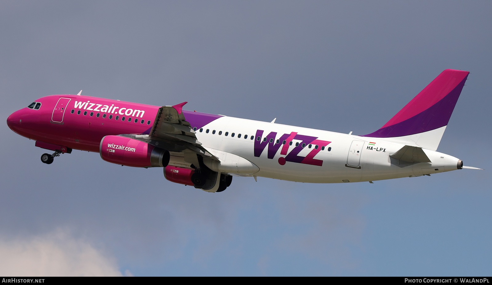 Aircraft Photo of HA-LPX | Airbus A320-232 | Wizz Air | AirHistory.net #538121