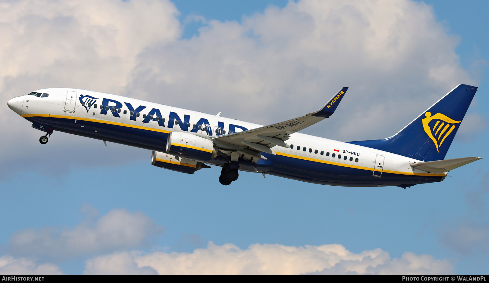 Aircraft Photo of SP-RKU | Boeing 737-800 | Ryanair | AirHistory.net #538162