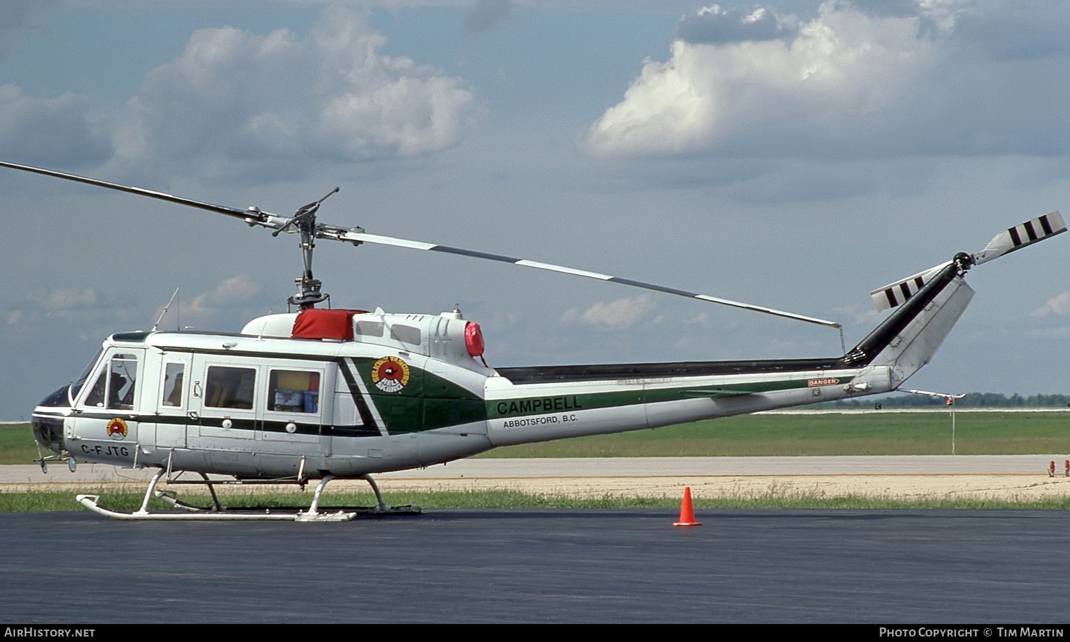 Aircraft Photo of C-FJTG | Bell 205A-1 | Campbell Helicopters | AirHistory.net #538166