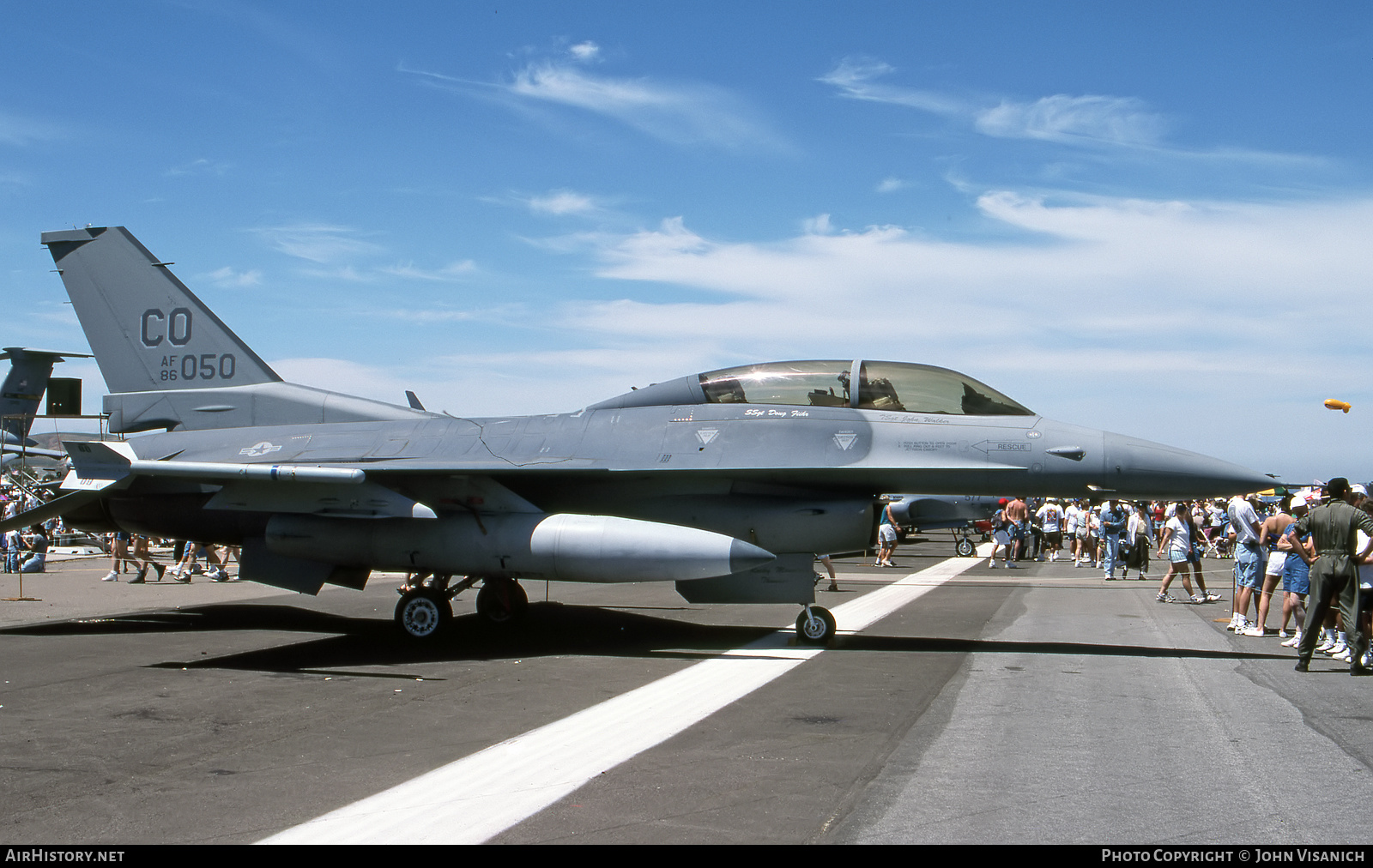 Aircraft Photo of 86-0050 / AF86-050 | General Dynamics F-16D Fighting Falcon | USA - Air Force | AirHistory.net #538177