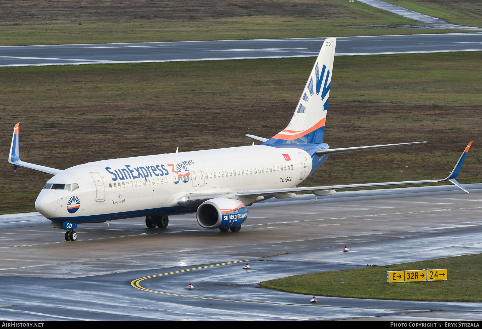 Aircraft Photo of TC-SOD | Boeing 737-800 | SunExpress | AirHistory.net #538200