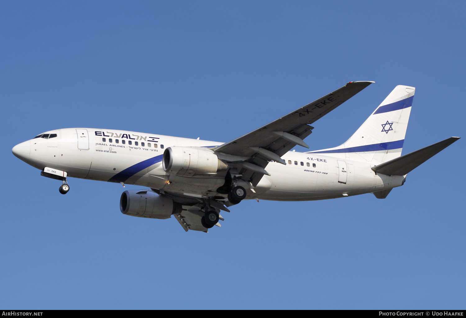 Aircraft Photo of 4X-EKE | Boeing 737-758 | El Al Israel Airlines | AirHistory.net #538220