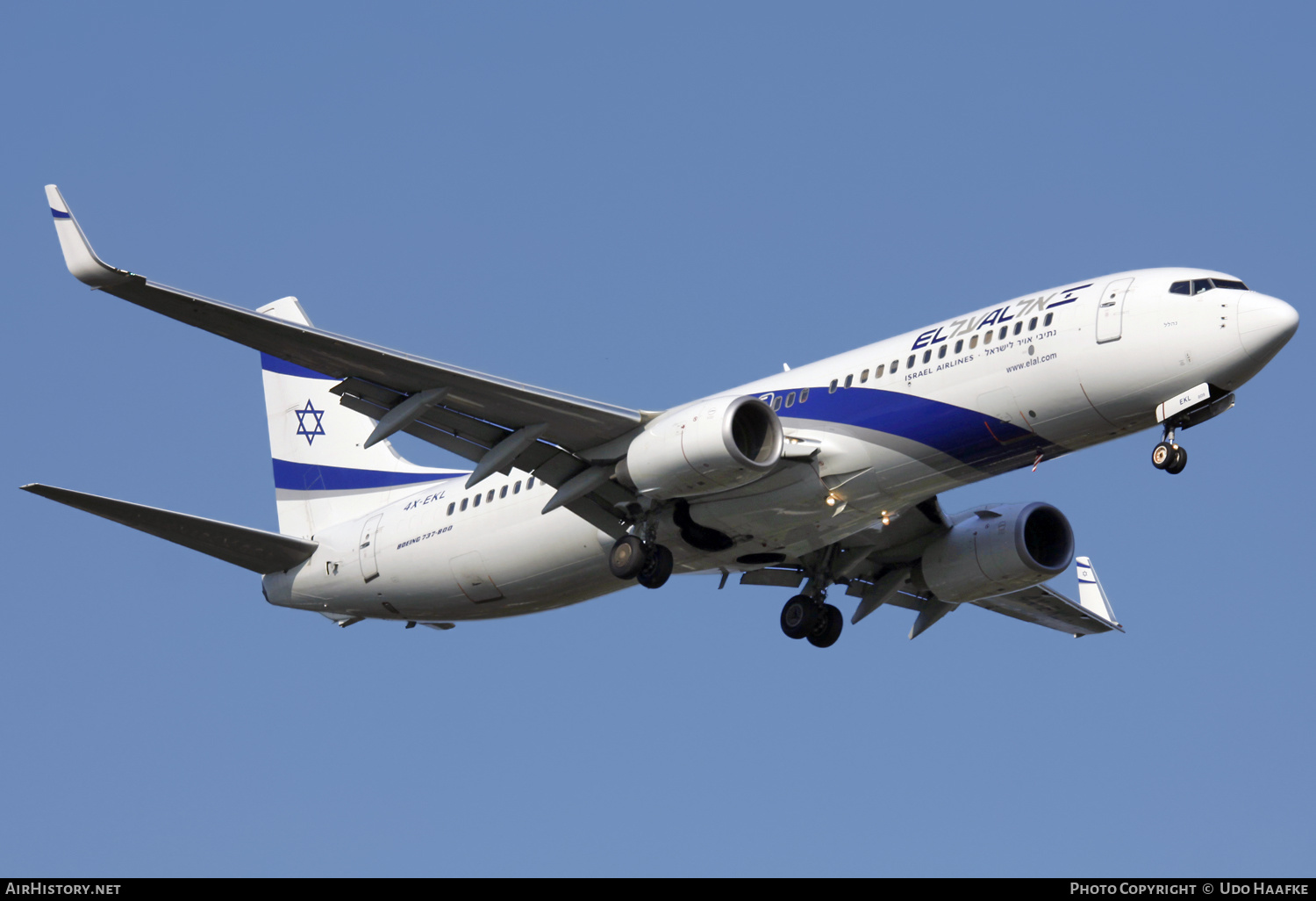 Aircraft Photo of 4X-EKL | Boeing 737-85P | El Al Israel Airlines | AirHistory.net #538221