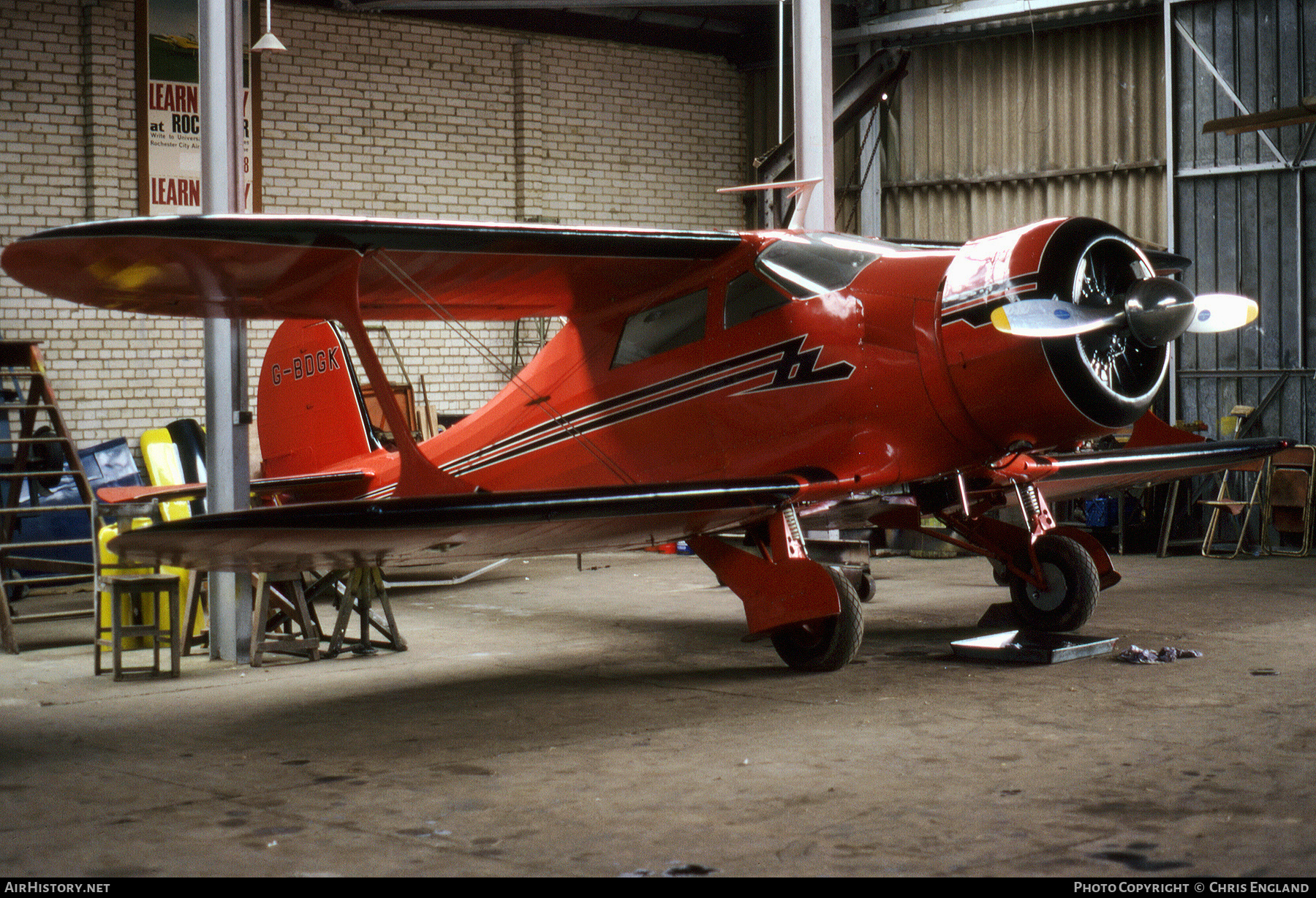 Aircraft Photo of G-BDGK | Beech D17S | AirHistory.net #538235