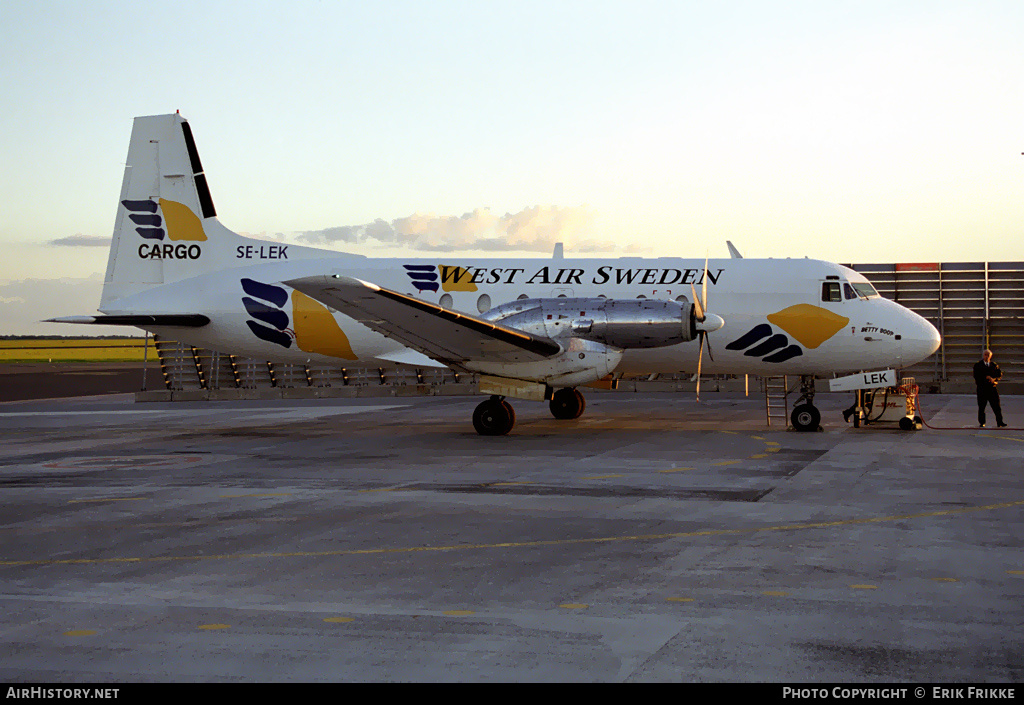 Aircraft Photo of SE-LEK | Hawker Siddeley HS-748 Srs2/244 | West Air Sweden | AirHistory.net #538241