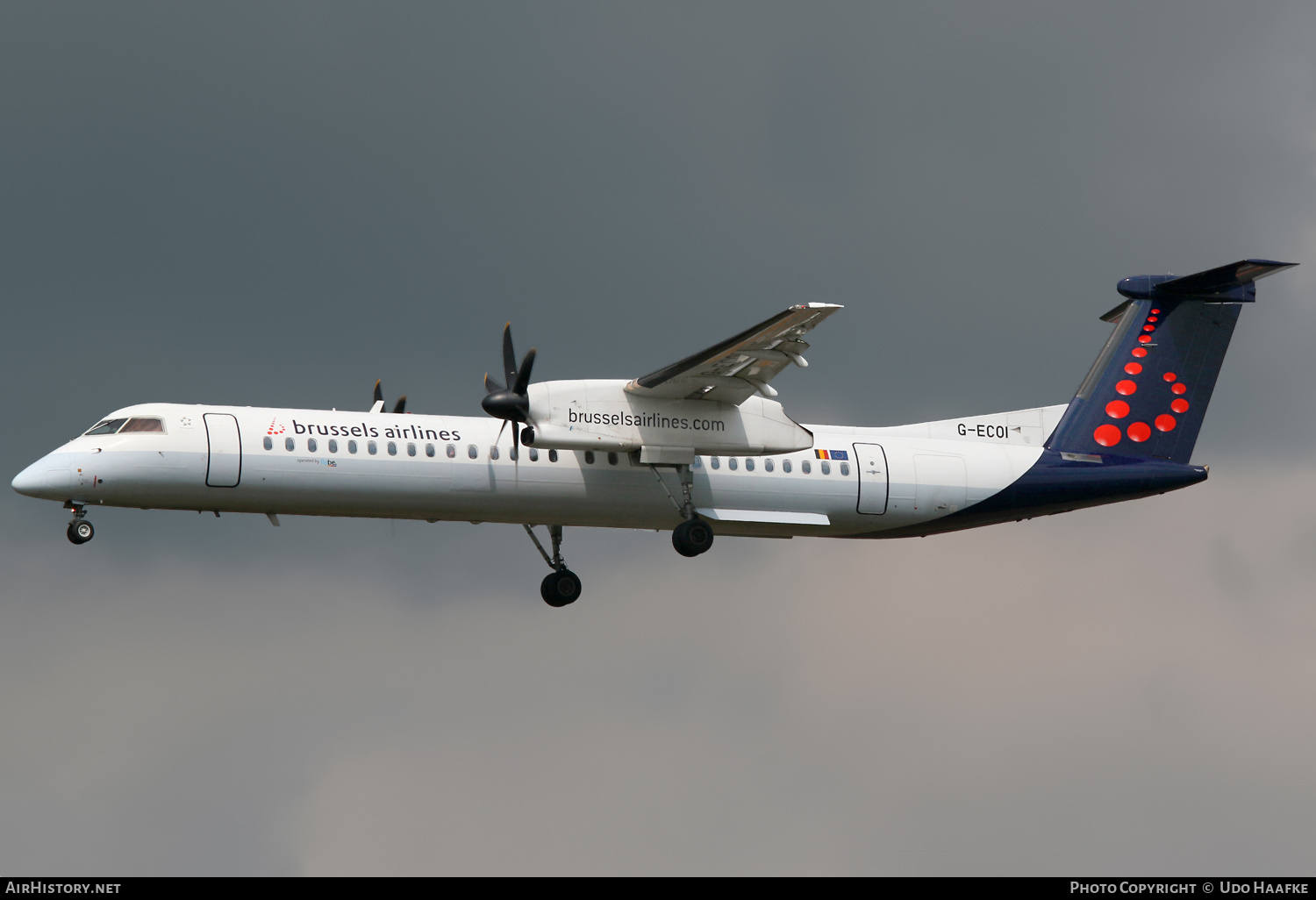 Aircraft Photo of G-ECOI | Bombardier DHC-8-402 Dash 8 | Brussels Airlines | AirHistory.net #538270