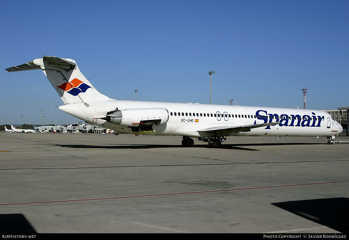 Aircraft Photo of EC-GHE | McDonnell Douglas MD-83 (DC-9-83) | Spanair | AirHistory.net #538277