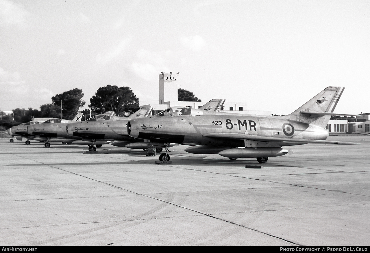 Aircraft Photo of 320 | Dassault MD-454 Mystere IVA | France - Air Force | AirHistory.net #538278