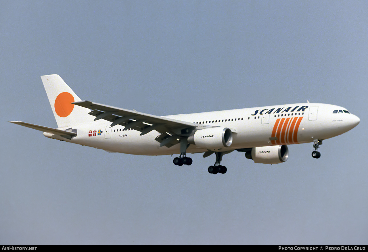 Aircraft Photo of SE-DFK | Airbus A300B2-320 | Scanair | AirHistory.net #538296