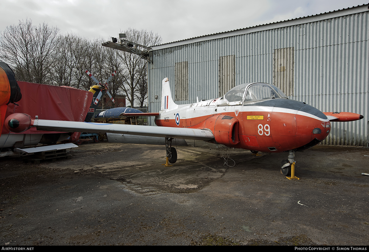 Aircraft Photo of XM350 | Hunting P.84 Jet Provost T3A | UK - Air Force | AirHistory.net #538305