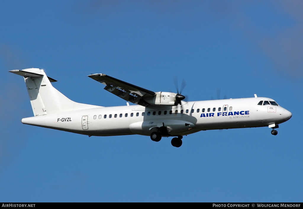Aircraft Photo of F-GVZL | ATR ATR-72-500 (ATR-72-212A) | Air France | AirHistory.net #538307