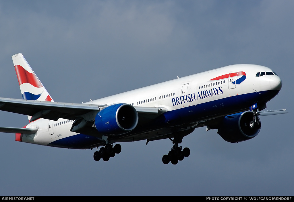 Aircraft Photo of G-VIIV | Boeing 777-236/ER | British Airways | AirHistory.net #538311