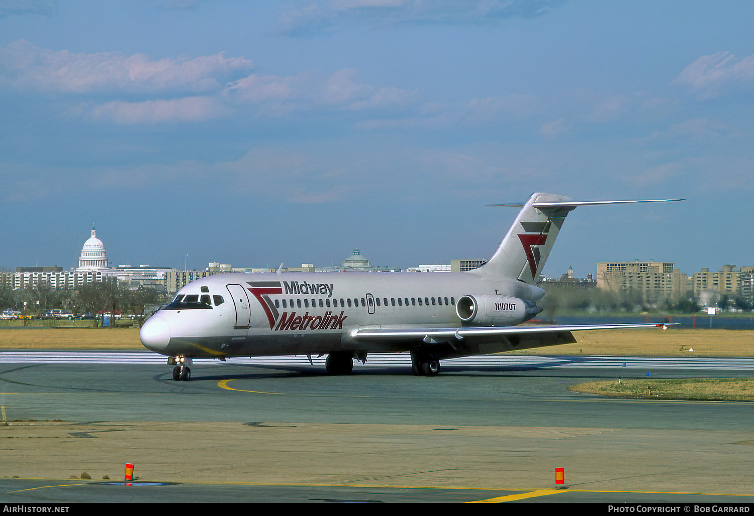 Aircraft Photo of N1070T | McDonnell Douglas DC-9-15 | Midway Metrolink | AirHistory.net #538318