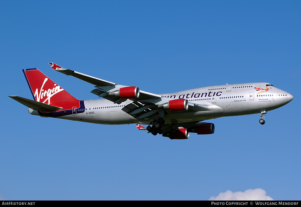 Aircraft Photo of G-VROC | Boeing 747-41R | Virgin Atlantic Airways | AirHistory.net #538331