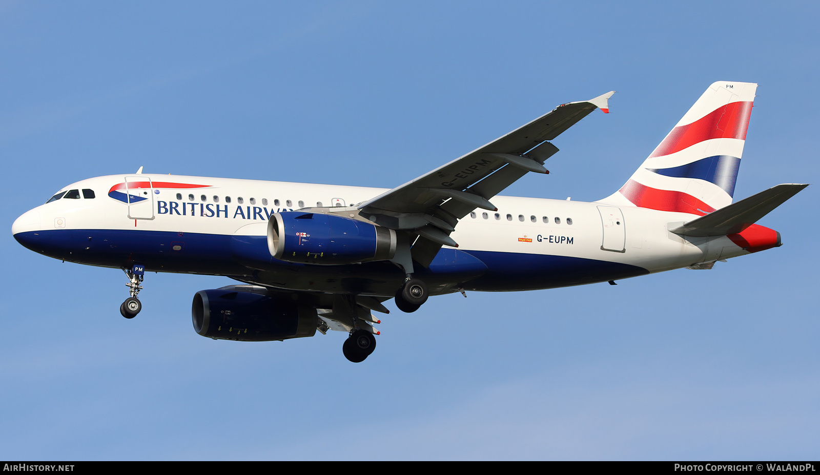 Aircraft Photo of G-EUPM | Airbus A319-131 | British Airways | AirHistory.net #538350