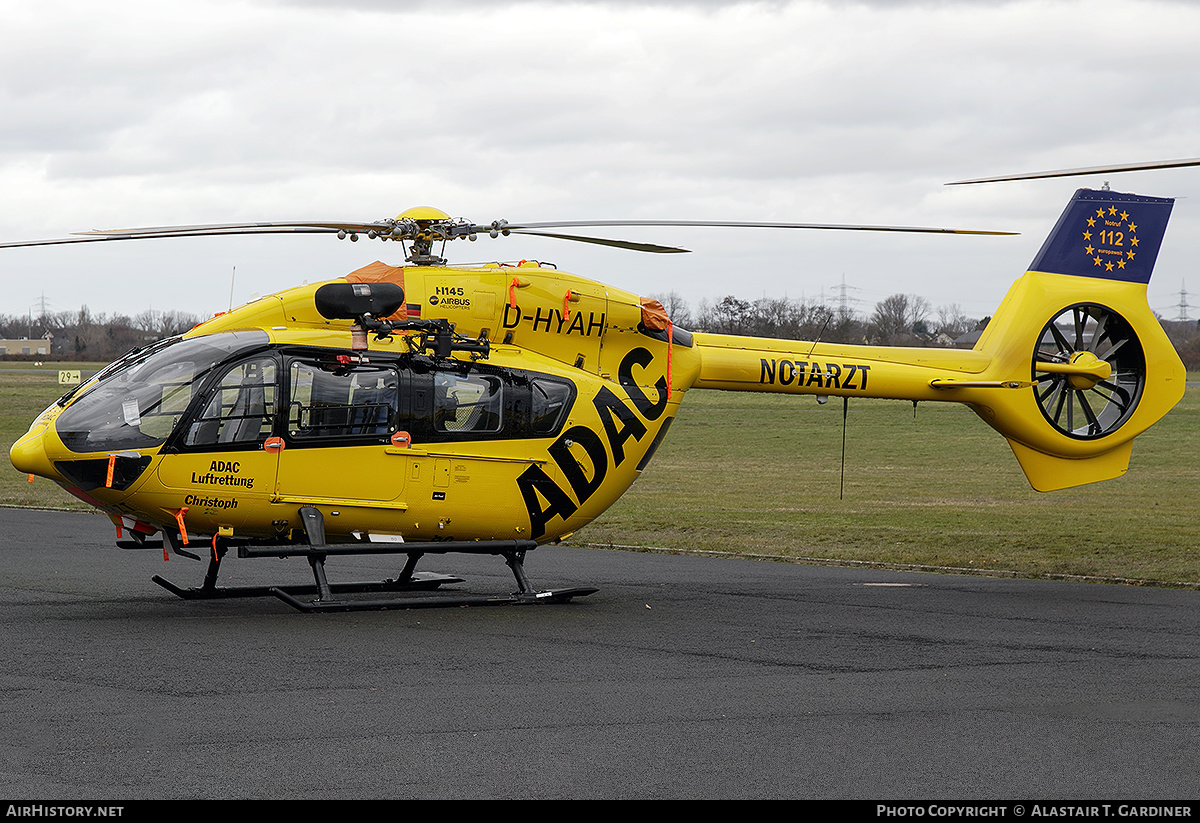 Aircraft Photo of D-HYAH | Airbus Helicopters EC-145 (BK-117 D-2) | ADAC Luftrettung | AirHistory.net #538351