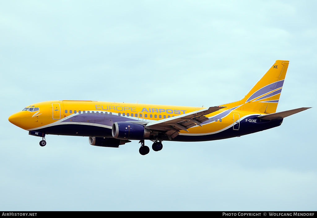 Aircraft Photo of F-GIXE | Boeing 737-3B3(QC) | Europe Airpost | AirHistory.net #538357