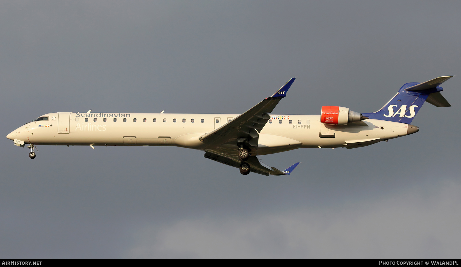 Aircraft Photo of EI-FPN | Bombardier CRJ-900LR (CL-600-2D24) | Scandinavian Airlines - SAS | AirHistory.net #538358