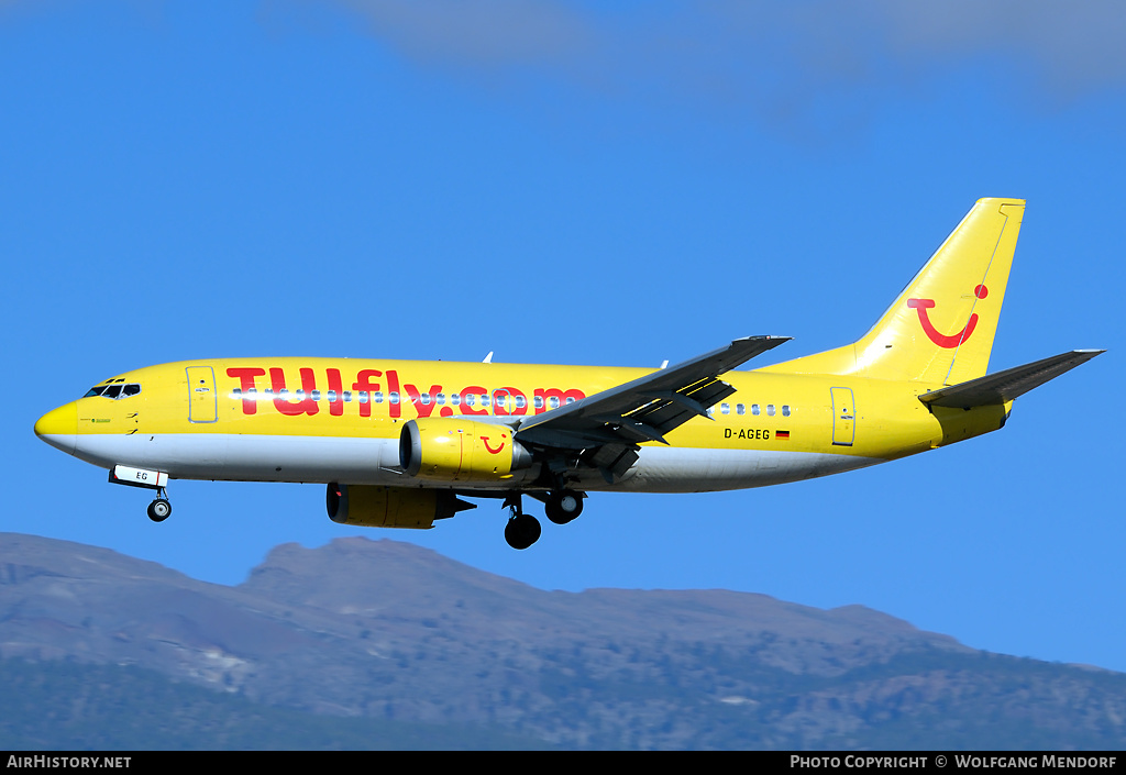 Aircraft Photo of D-AGEG | Boeing 737-35B | TUIfly | AirHistory.net #538394