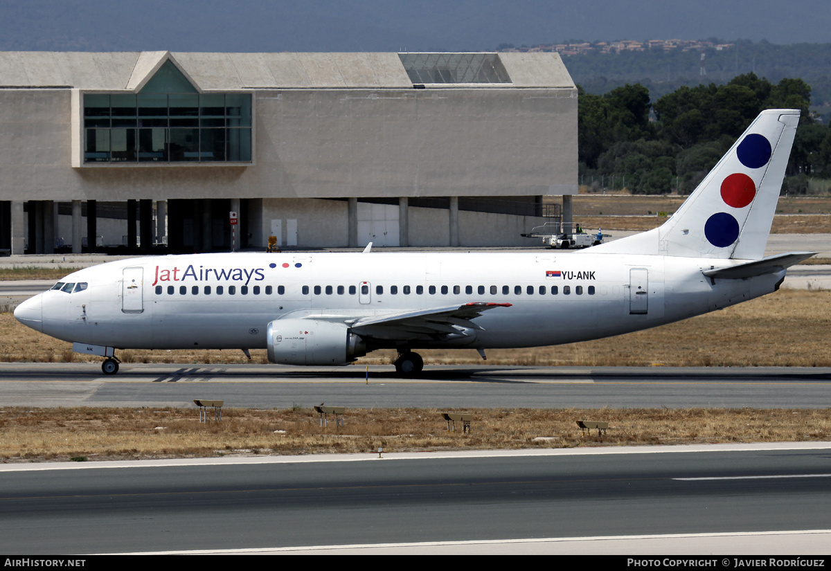 Aircraft Photo of YU-ANK | Boeing 737-3H9 | Jat Airways | AirHistory.net #538396