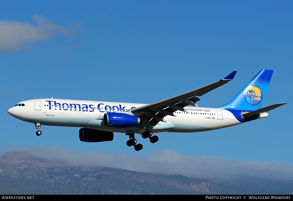 Aircraft Photo of G-OMYT | Airbus A330-243 | Thomas Cook Airlines | AirHistory.net #538407