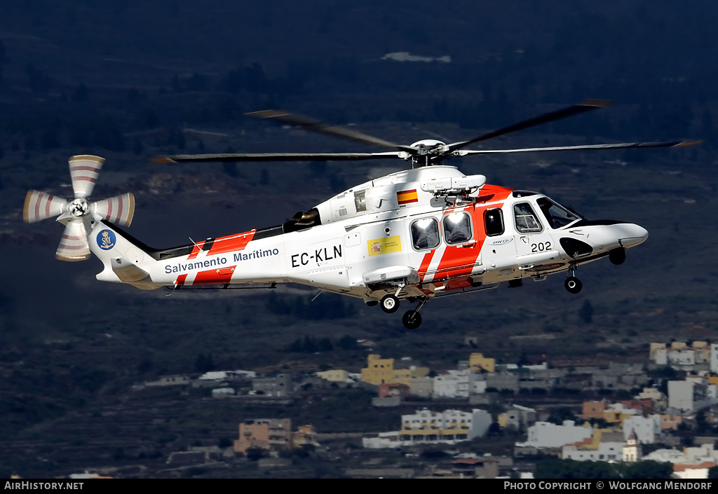 Aircraft Photo of EC-KLN | AgustaWestland AW-139 | Salvamento Marítimo | AirHistory.net #538408