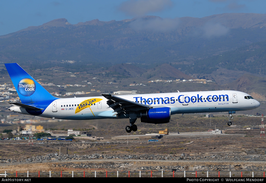 Aircraft Photo of G-JMCE | Boeing 757-25F | Thomas Cook Airlines | AirHistory.net #538430