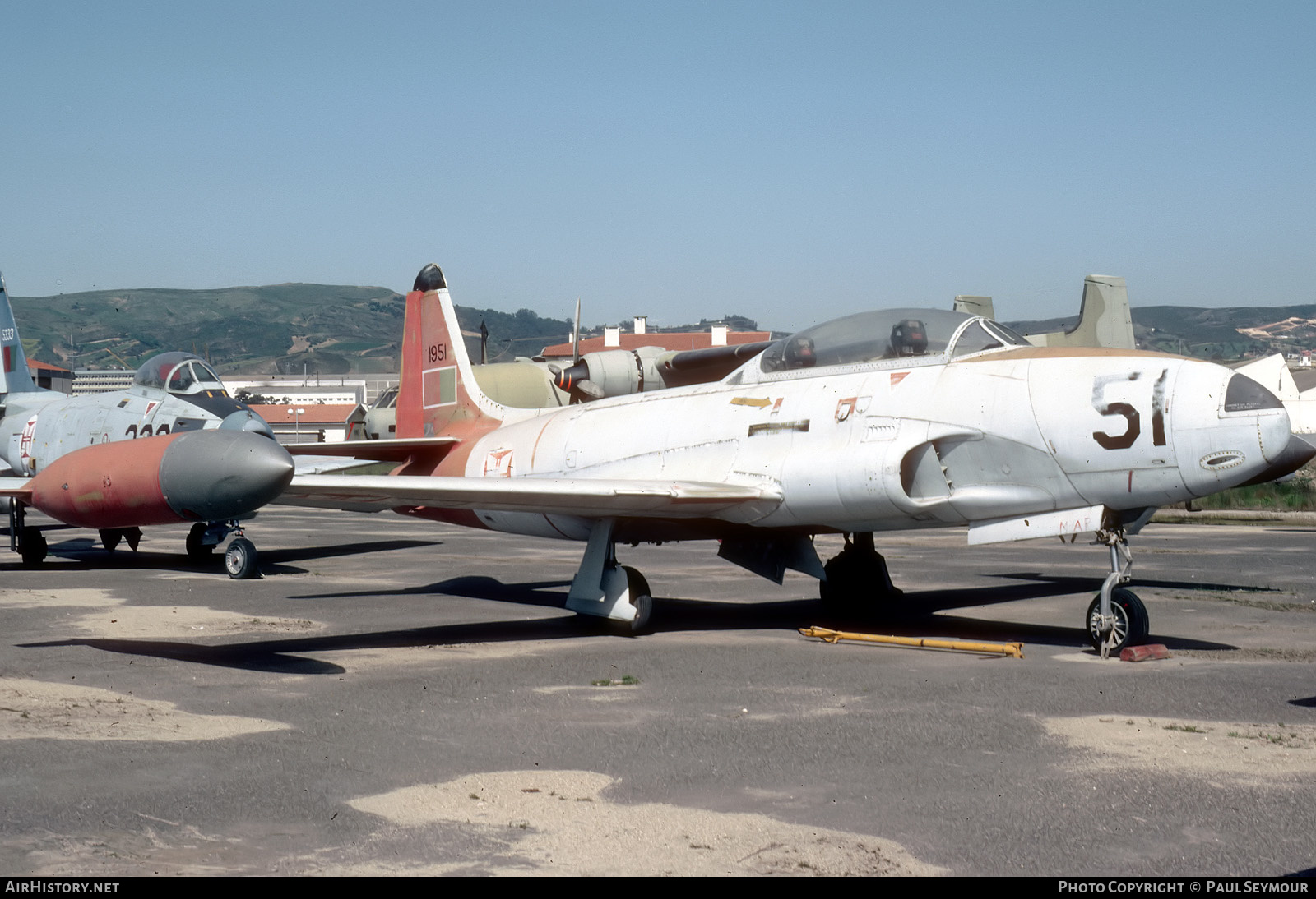 Aircraft Photo of 1951 | Canadair T-33AN Silver Star 3 | Portugal - Air Force | AirHistory.net #538444
