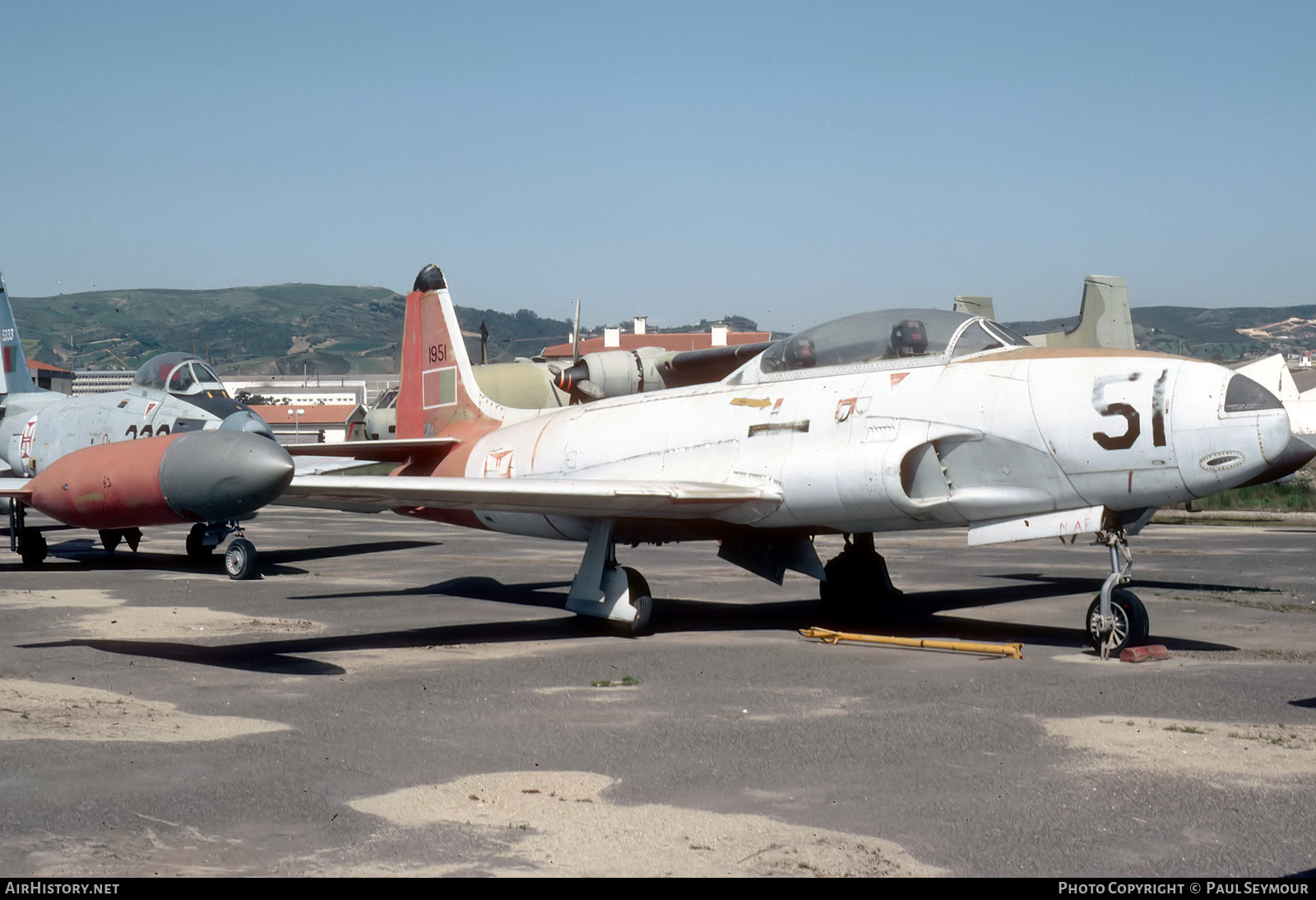 Aircraft Photo of 1951 | Canadair T-33AN Silver Star 3 | Portugal - Air Force | AirHistory.net #538444