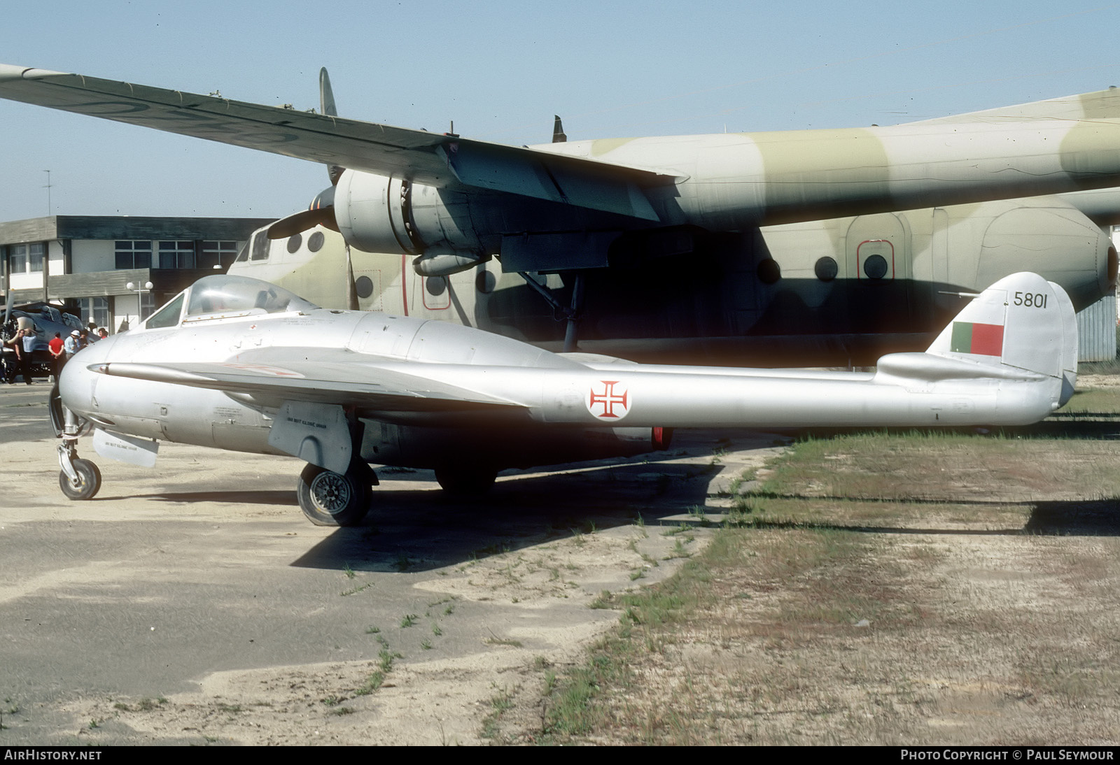 Aircraft Photo of 5801 | De Havilland D.H. 100 Vampire FB52 | Portugal - Air Force | AirHistory.net #538447