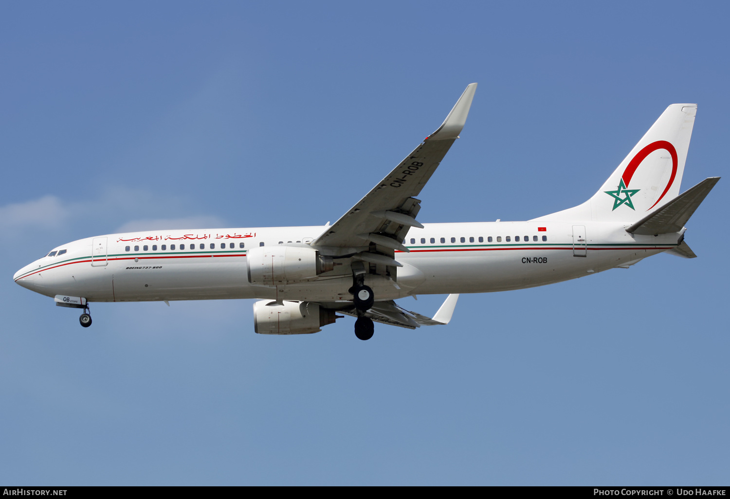 Aircraft Photo of CN-ROB | Boeing 737-8B6 | Royal Air Maroc - RAM | AirHistory.net #538460