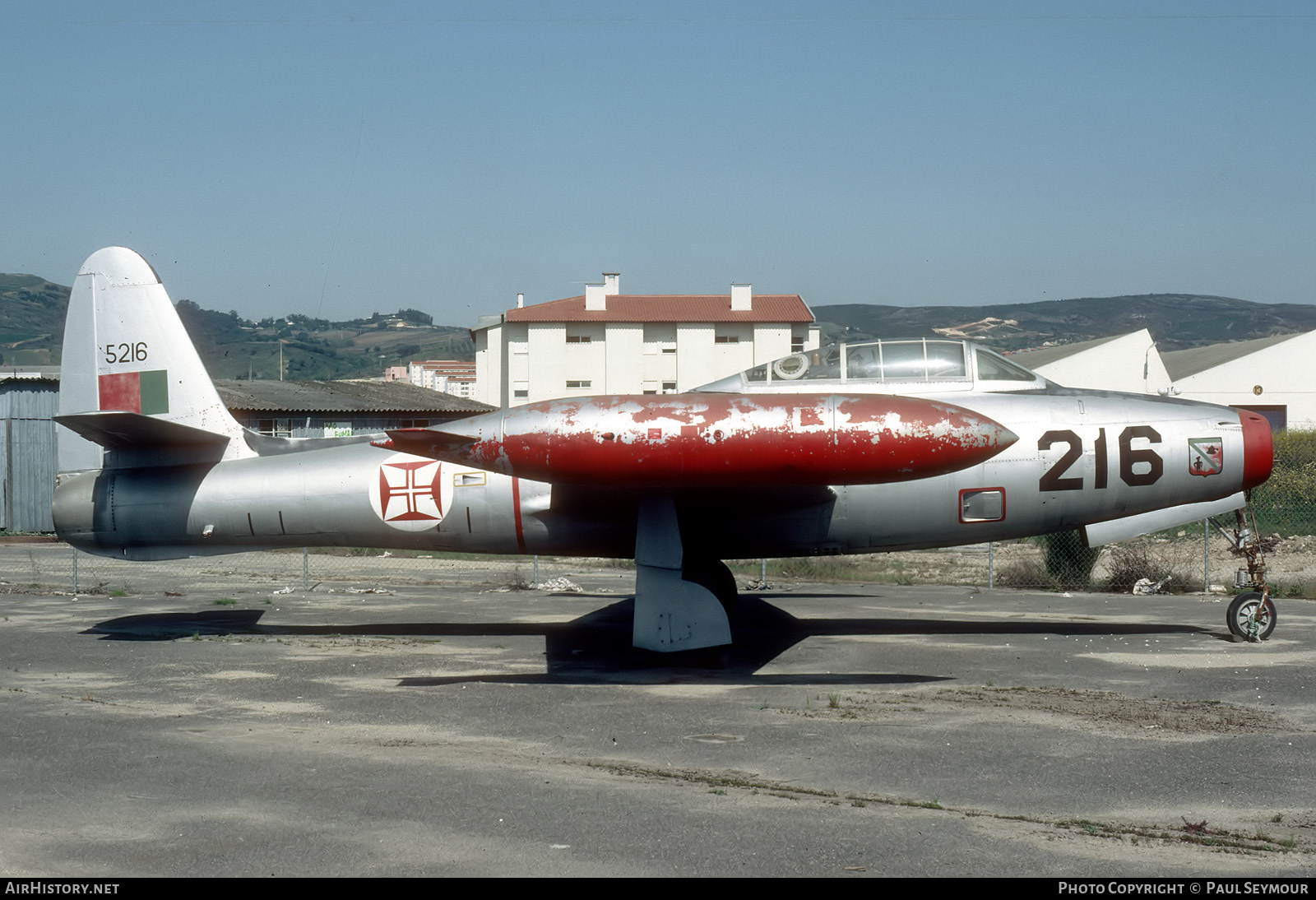 Aircraft Photo of 5216 / 216 | Republic F-84G Thunderjet | Portugal - Air Force | AirHistory.net #538462