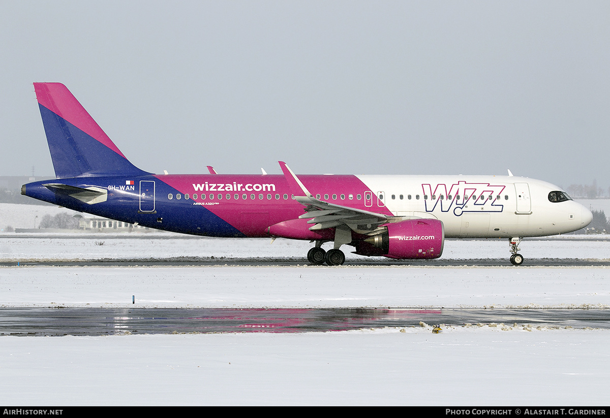 Aircraft Photo of 9H-WAN | Airbus A320-251N | Wizz Air | AirHistory.net #538467