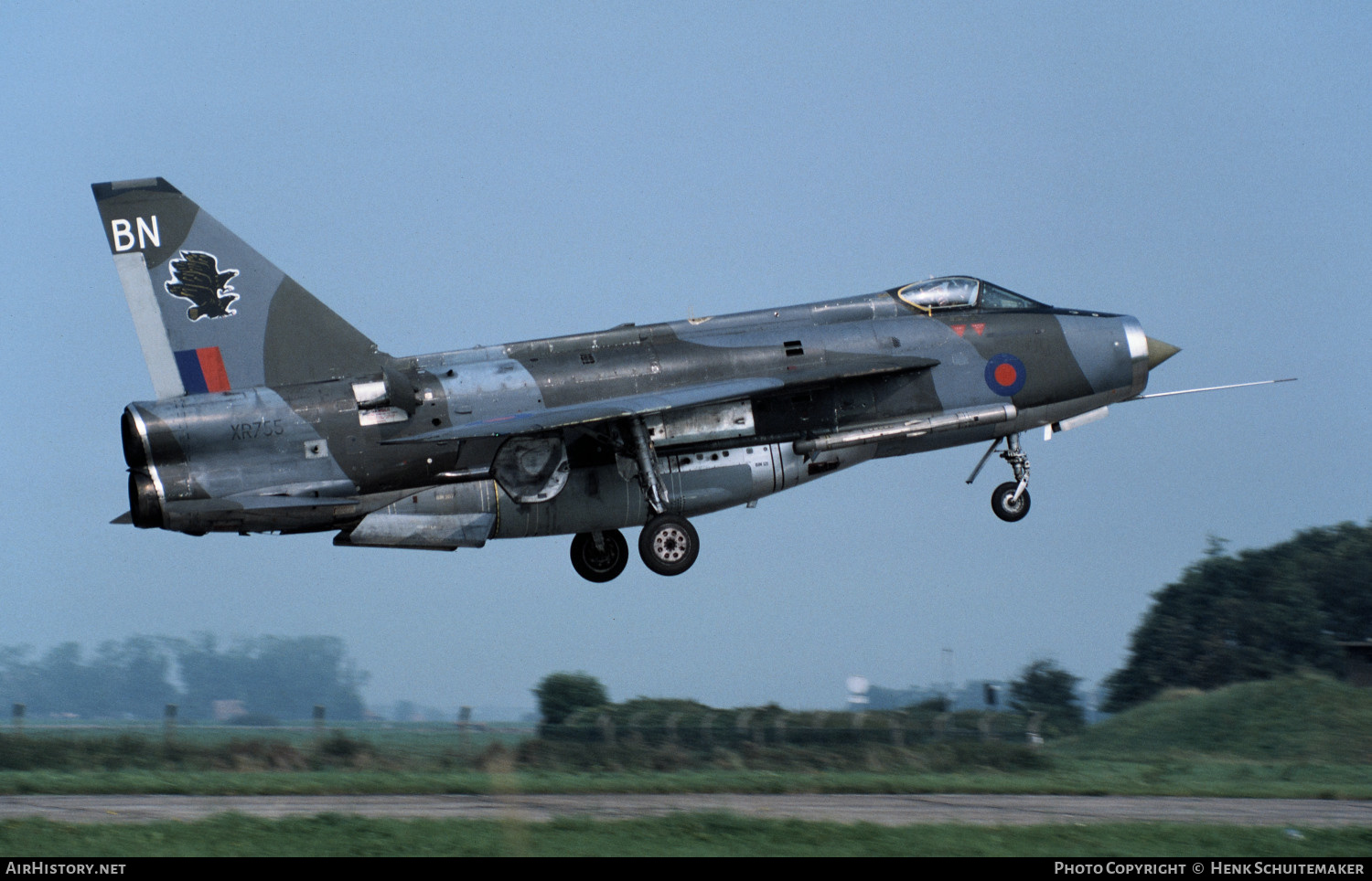 Aircraft Photo of XR755 | English Electric Lightning F6 | UK - Air Force | AirHistory.net #538473