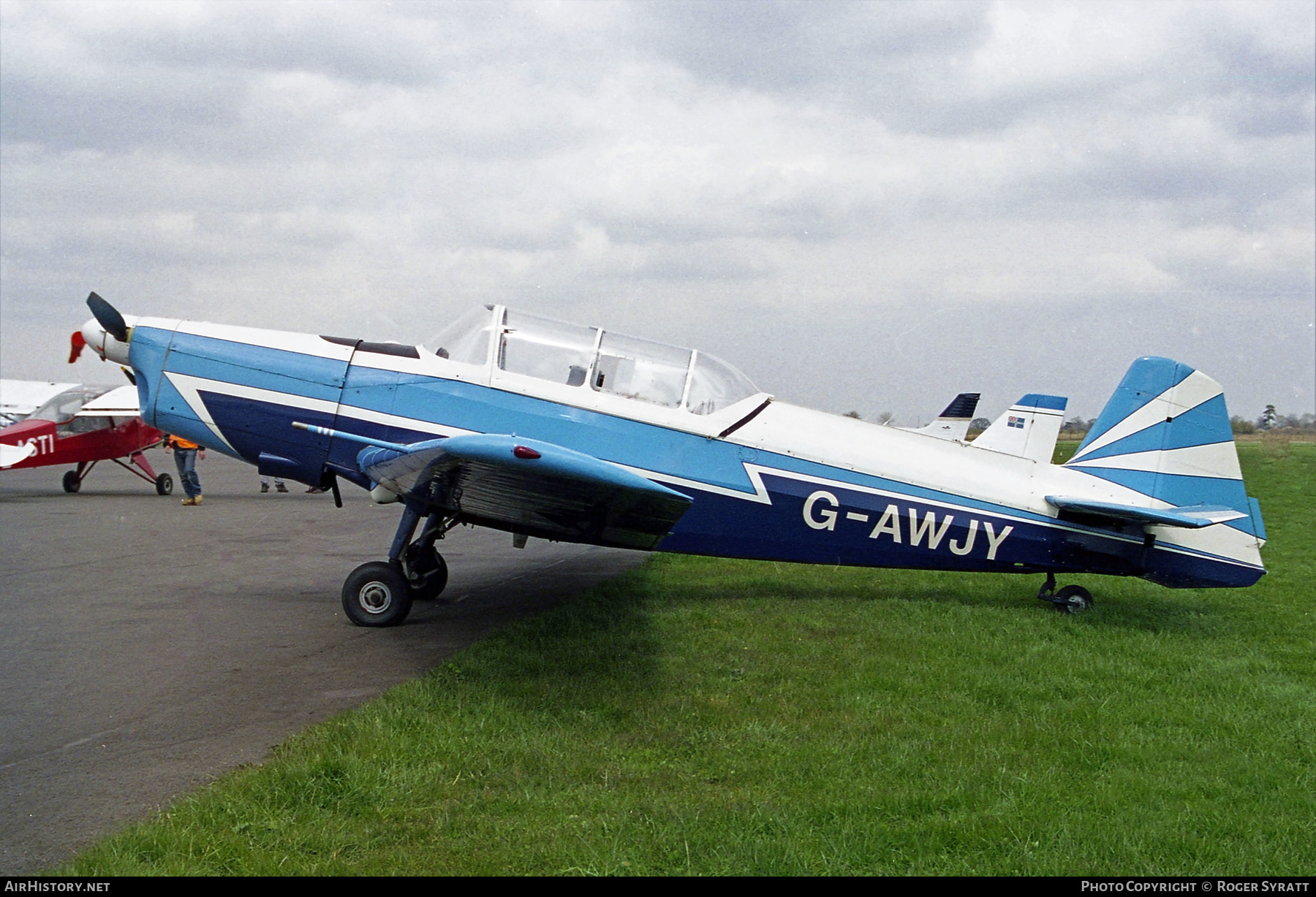 Aircraft Photo of G-AWJY | Zlin Z-526 Trener Master | AirHistory.net #538478