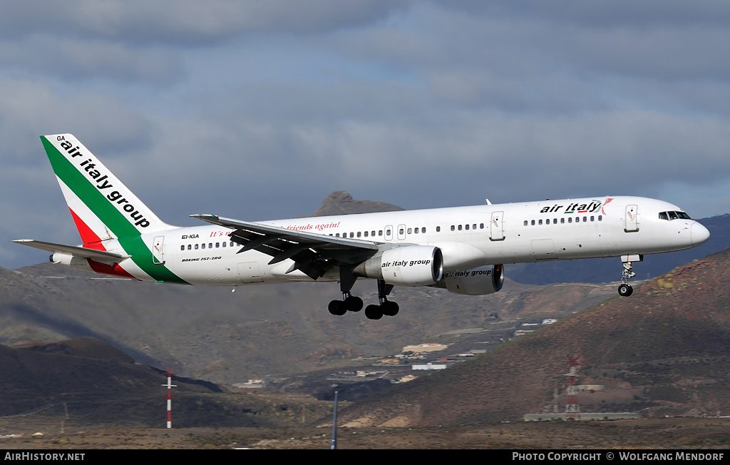 Aircraft Photo of EI-IGA | Boeing 757-230 | Air Italy | AirHistory.net #538482